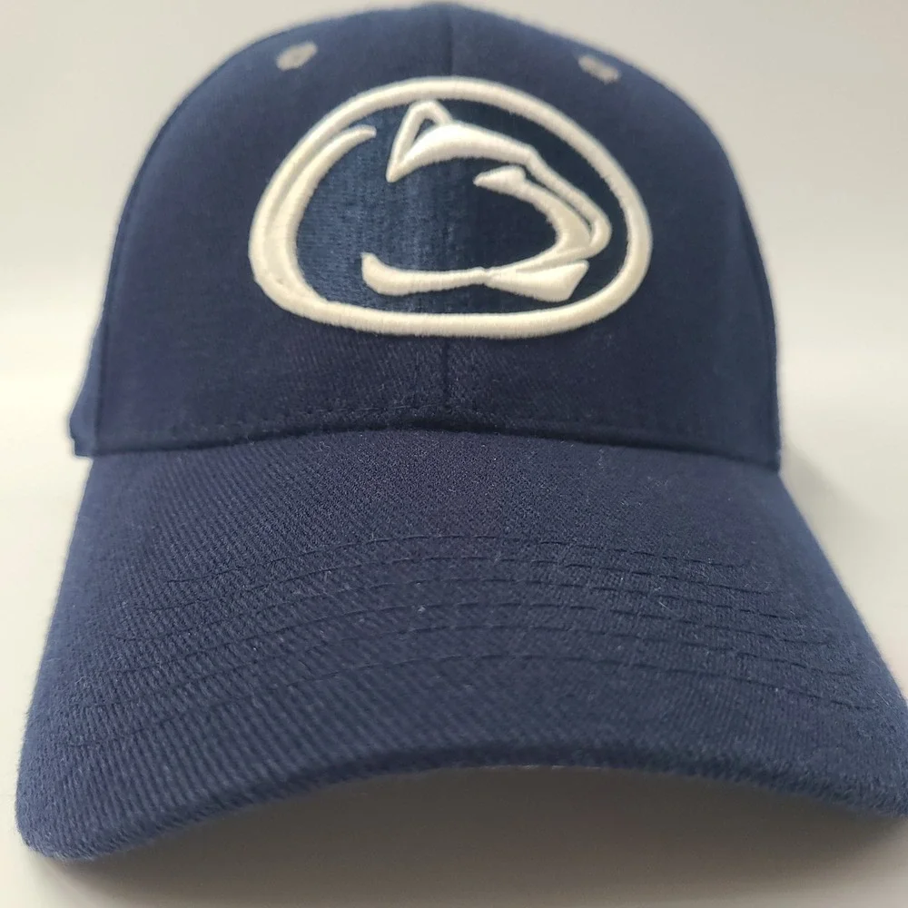 Penn State Nittany Lions Hat Fitted One Size Top of the World Blue NCAA Flex Men